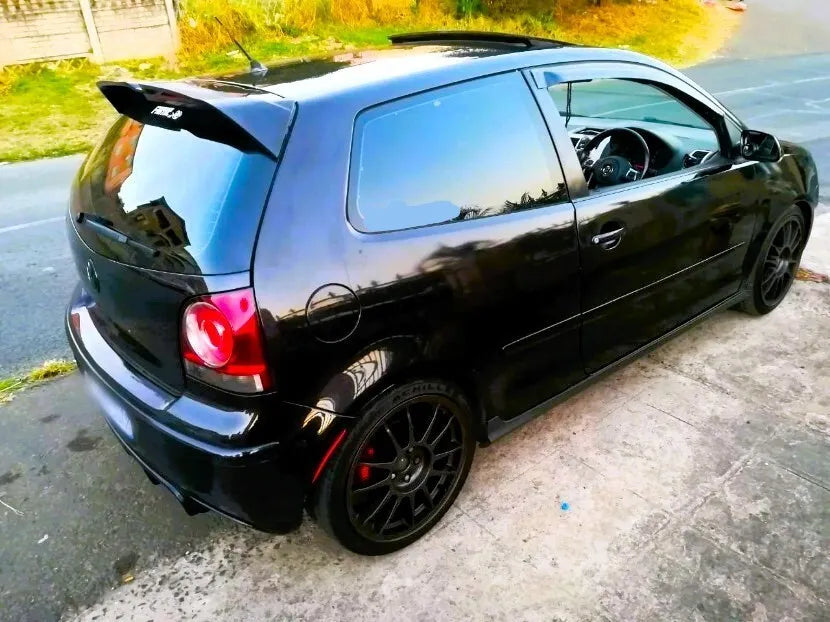 VW Polo MK4 Car Rear Roof Spoiler 9N 2001-2009 Gloss Black