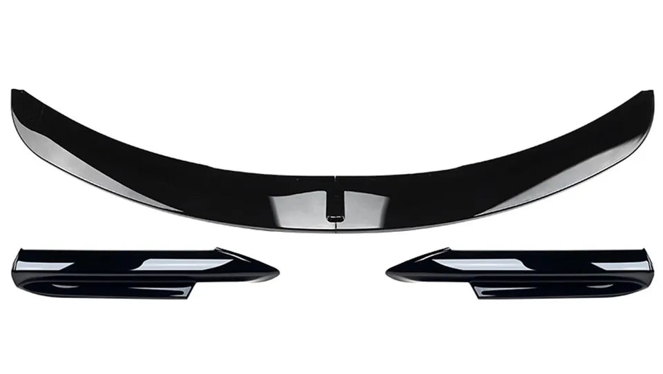 BMW 3 Series E90 E91 PRE-LCI Front Splitter 2004-2008 Gloss Black