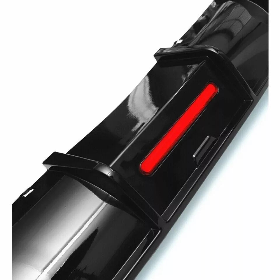 VW Golf MK7.5 Car Rear Spoiler 2016-2020 With LED Gloss Black