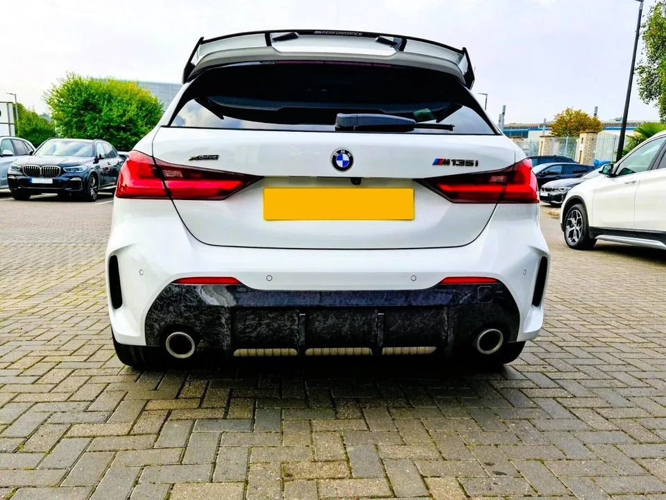 BMW 1 Series F40 Rear Diffuser Lip Bumper 2020-2024 Gloss Black