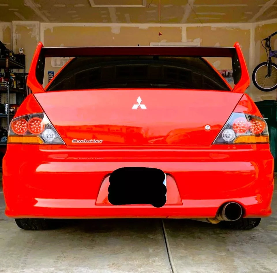 Mitsubishi Lancer Evo 8 Car Rear Spoiler 2003-2005 Unpainted