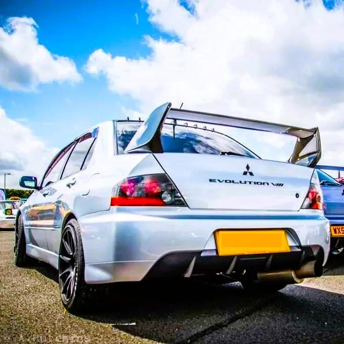 Mitsubishi Lancer Evo 8 Car Rear Spoiler 2003-2005 Unpainted
