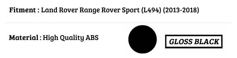 Range Rover Sport L494 Car Rear Roof Spoiler Gloss Black