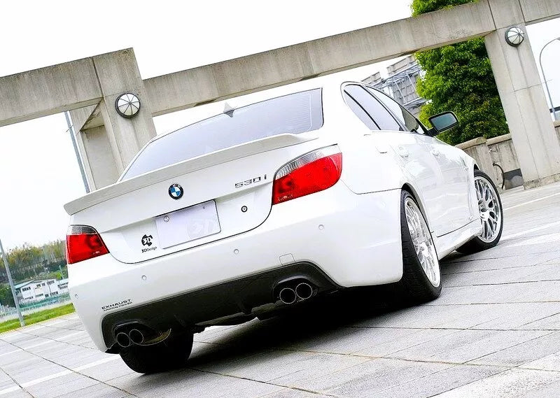 BMW 5 Series M5 Rear Valance Diffuser Quad Exit 2003-2010 Gloss Black