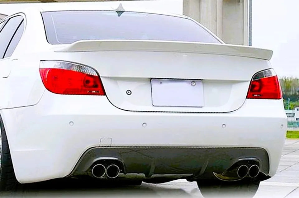BMW 5 Series M5 Rear Valance Diffuser Quad Exit 2003-2010 Carbon Fibre