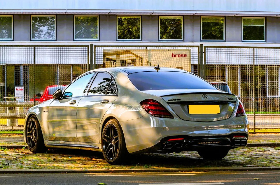 Mercedes S Class W222 Car Rear Spoiler 2013-2020 Gloss Black