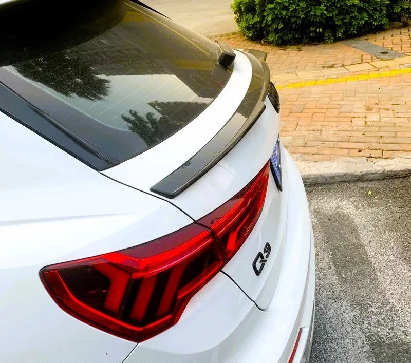 Audi Q3 SQ3 RSQ3 Car Rear Mid Spoiler 2018-2024 SUV 4X4 Gloss Black