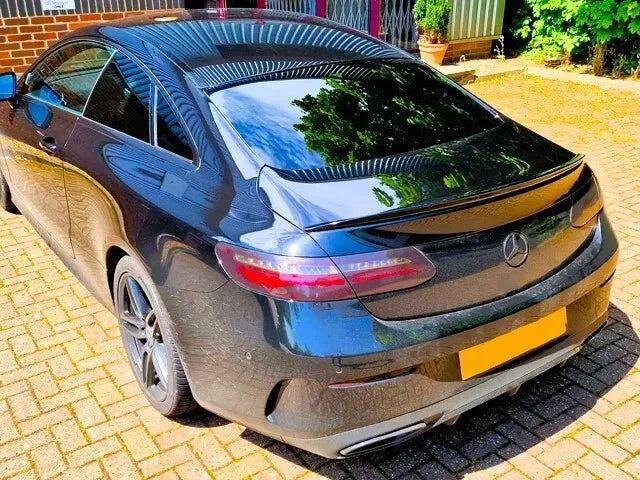 Mercedes E Class Coupe C238 Car Rear Spoiler 2016-2023 Gloss Black