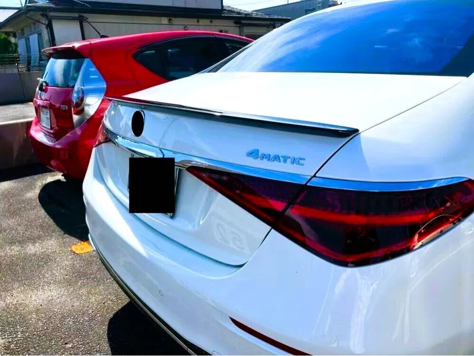 Mercedes S Class W223 Car Rear Spoiler 2020-2024 Gloss Black