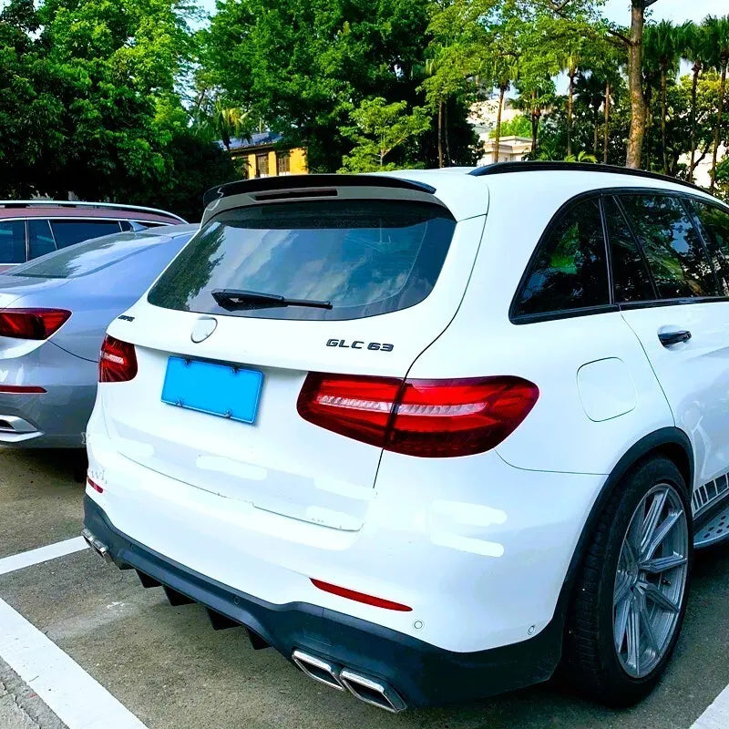 Mercedes GLC Class X253 Car Rear Roof Spoiler 2015-2024 Gloss Black