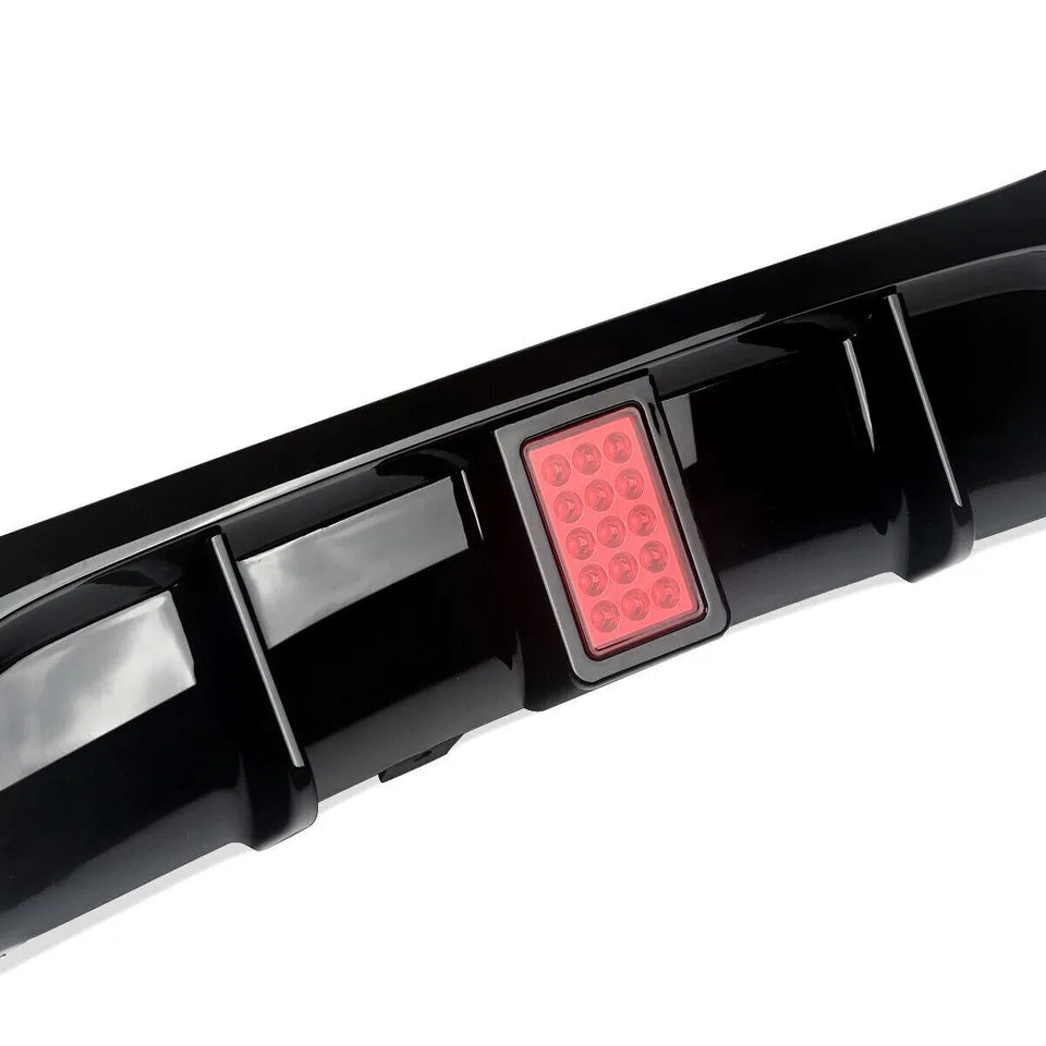 BMW 3 Series 335i E90 E91 Rear Valance Diffuser 2004-2013 Gloss Black