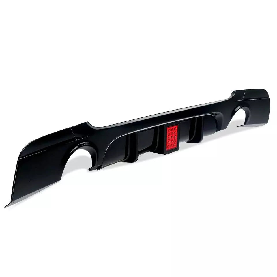 BMW 3 Series 335i E90 E91 Rear Valance Diffuser 2004-2013 Gloss Black