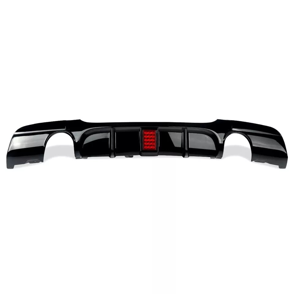 BMW 3 Series 335i E90 E91 Rear Valance Diffuser 2004-2013 Gloss Black