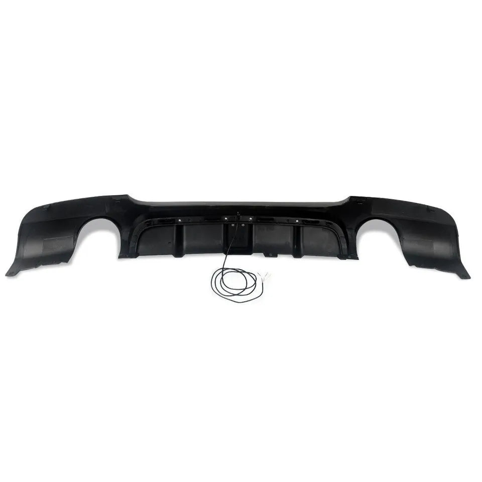 BMW 3 Series 335i E90 E91 Rear Valance Diffuser 2004-2013 Gloss Black