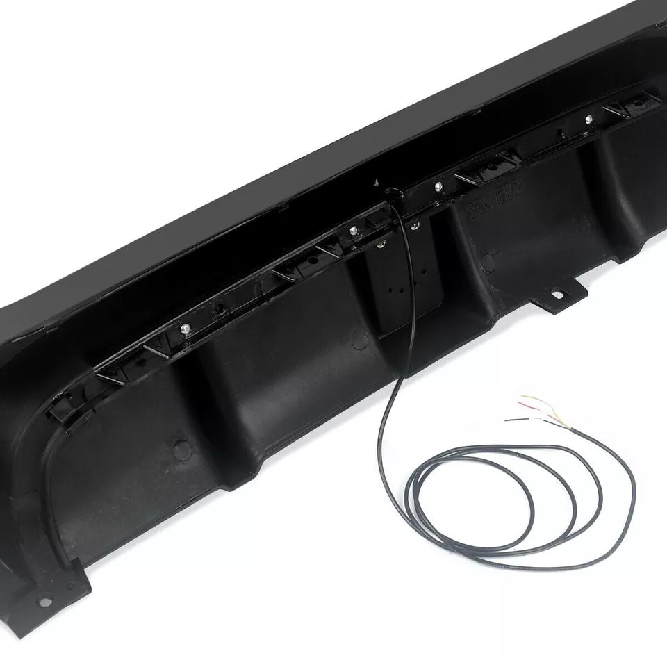 BMW 3 Series 335i E90 E91 Rear Valance Diffuser 2004-2013 Gloss Black