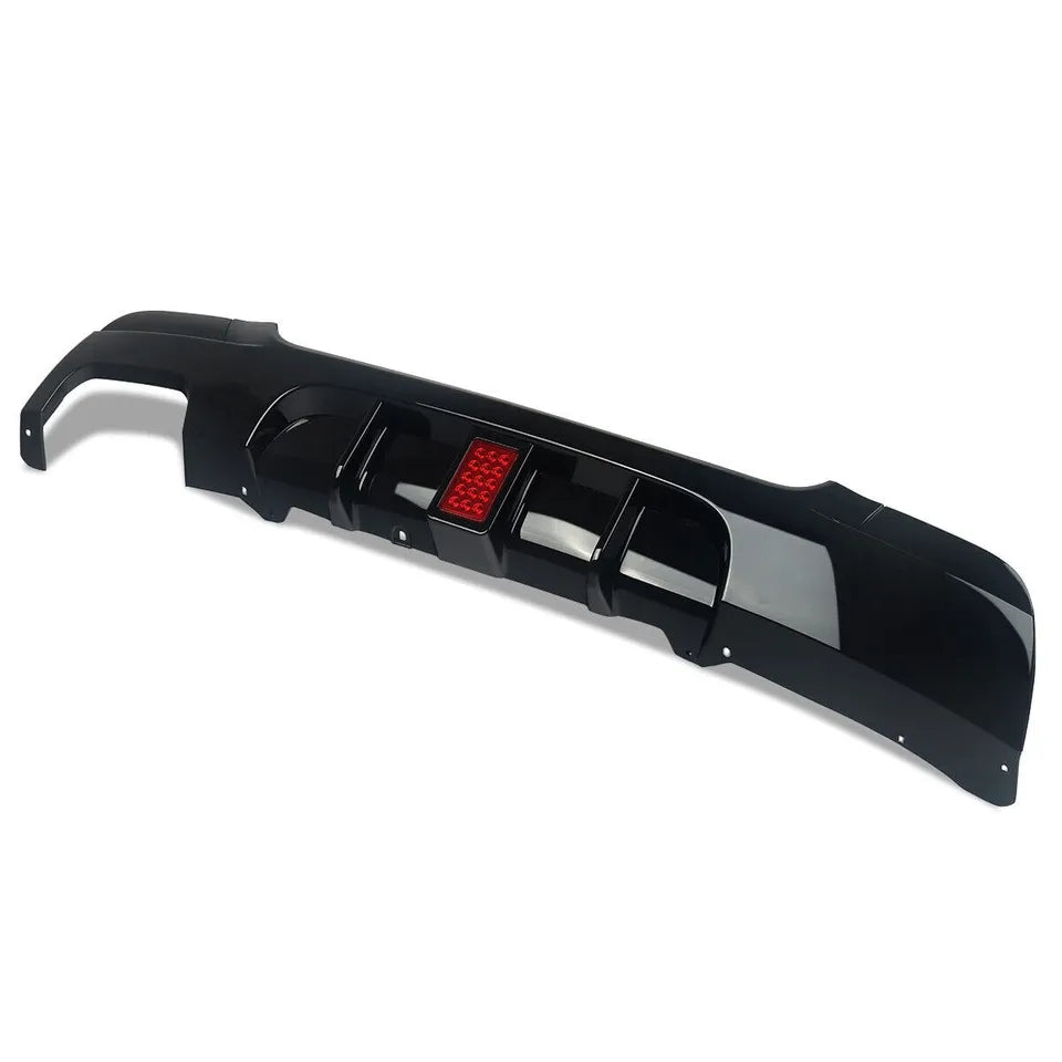 BMW 3 Series E90 Rear Valance Diffuser Splitter 2004-2013 Gloss Black