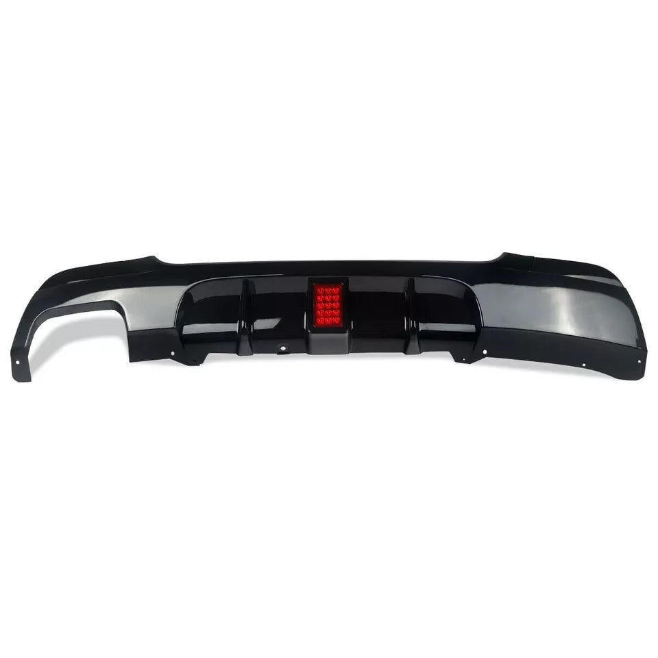 BMW 3 Series E90 Rear Valance Diffuser Splitter 2004-2013 Gloss Black