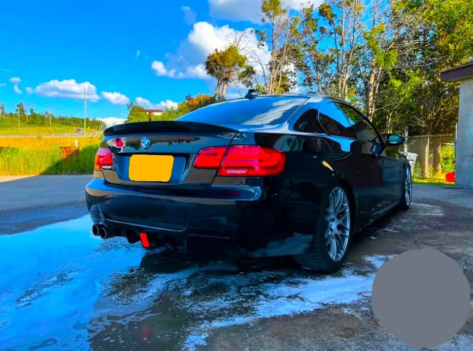 BMW 3 Series E92 Rear Valance Diffuser Splitter 2004-2012 Gloss Black