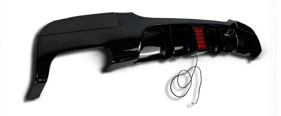 BMW 3 Series E92 Rear Valance Diffuser Splitter 2004-2012 Gloss Black