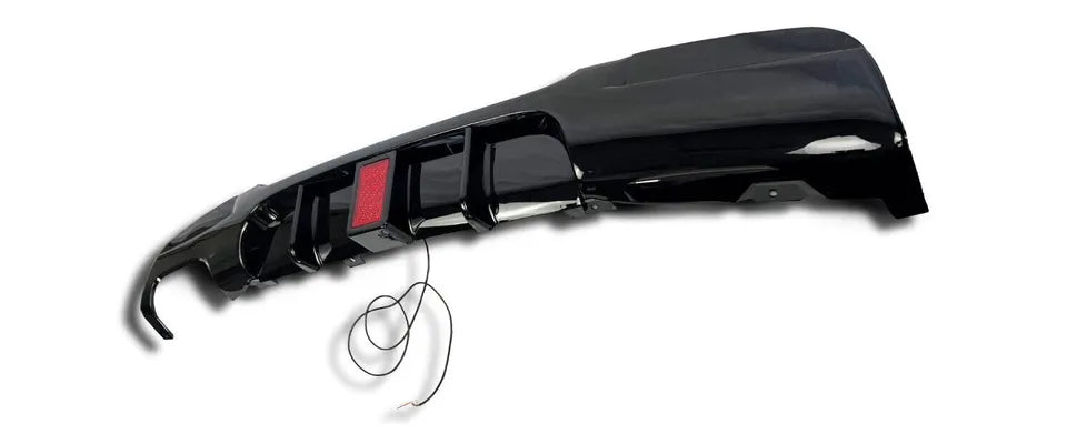 BMW 3 Series E92 Rear Valance Diffuser Splitter 2004-2012 Gloss Black