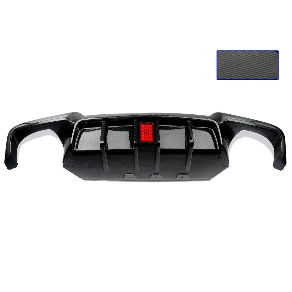 BMW 5 Series M5 F10 Rear Valance Diffuser Quad 2010-2017 Carbon Fibre