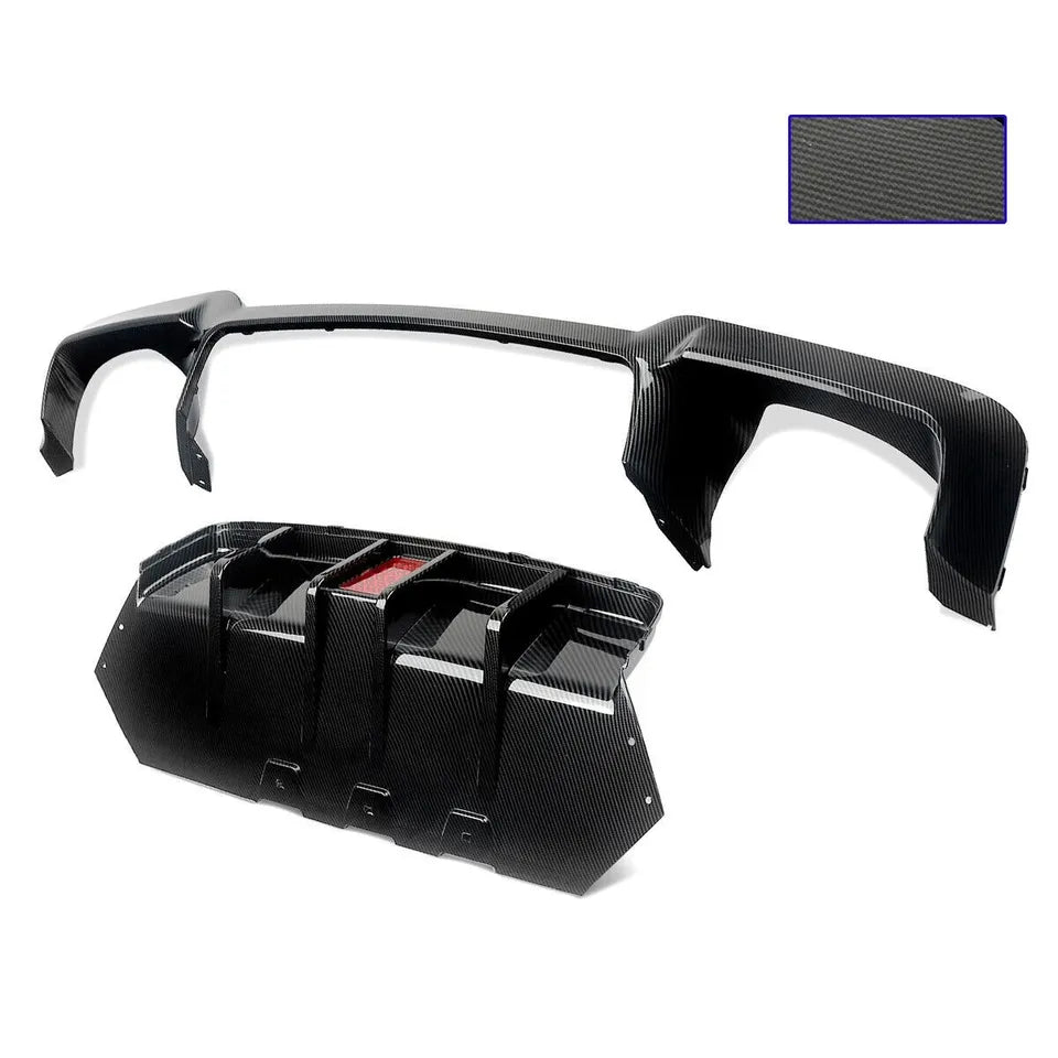 BMW 5 Series M5 F10 Rear Valance Diffuser Quad 2010-2017 Carbon Fibre