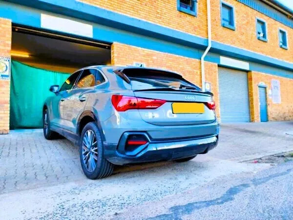 Audi Q3 SQ3 RSQ3 Sportback Car Rear Mid Spoiler 2018-24 Gloss Black