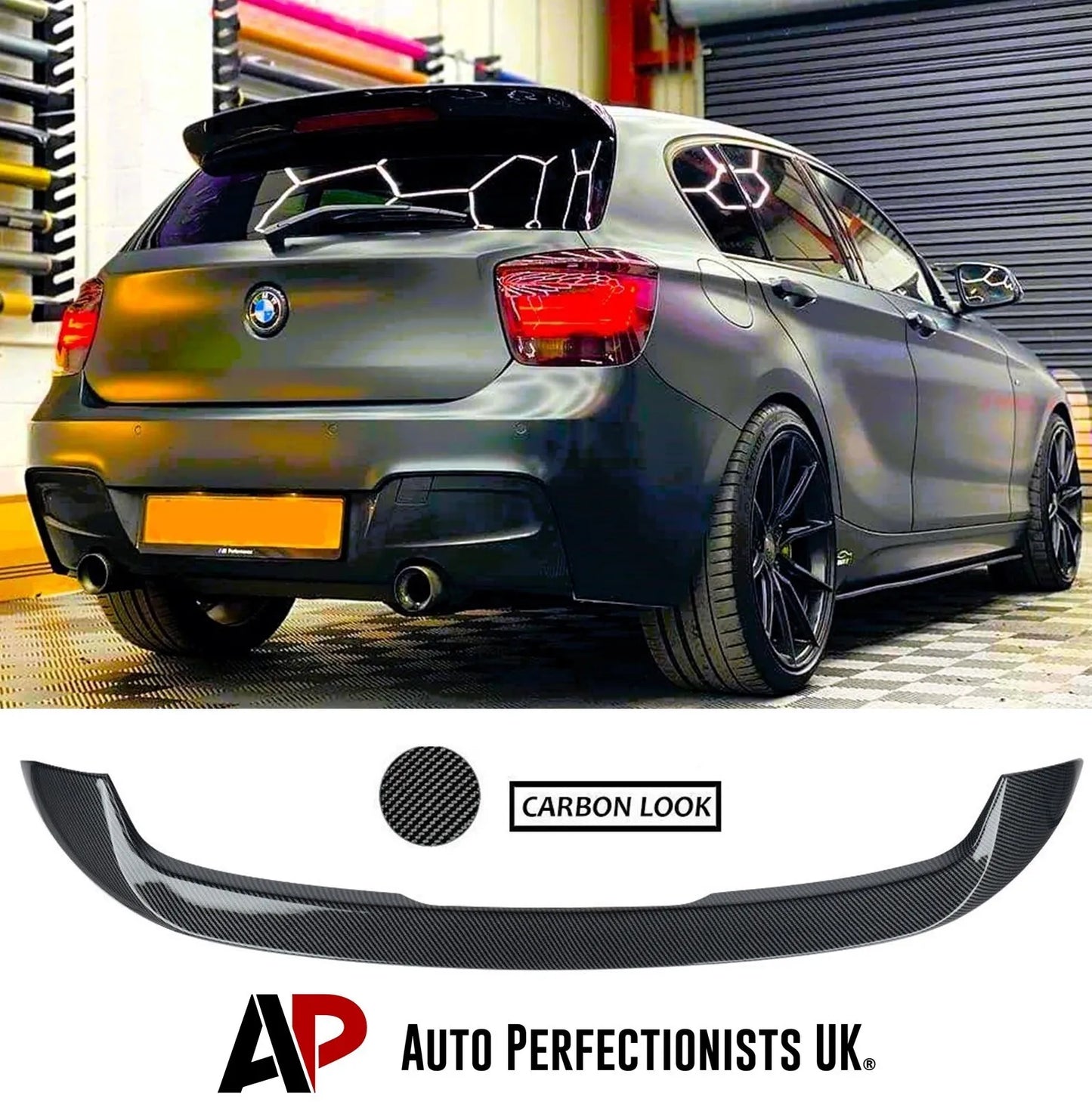 BMW 1 Series F20 F21 Car Rear Roof Spoiler 2011-2015 Carbon Fibre