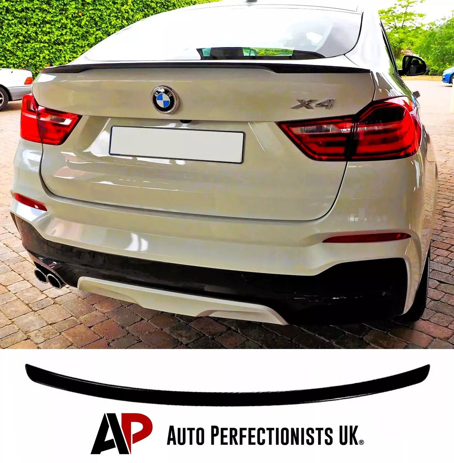 BMW X4 F26 X4M Car Rear Mid Spoiler 2014-2018 Gloss Black