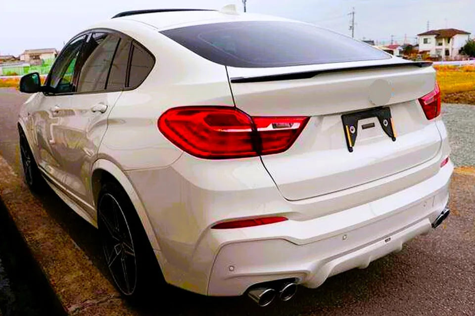 BMW X4 F26 X4M Car Rear Mid Spoiler 2014-2018 Gloss Black