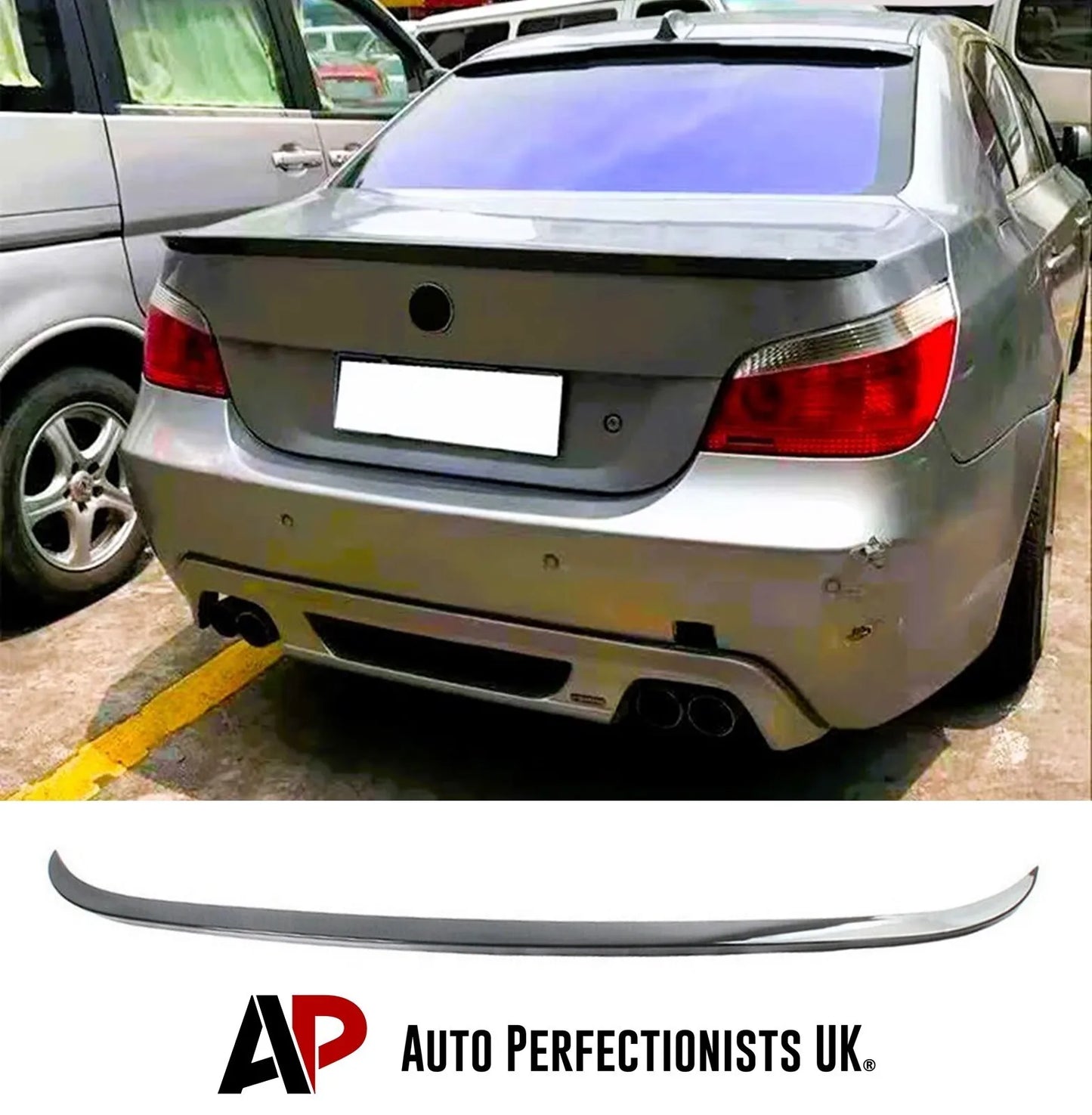 BMW 5 Series M5 E60 Car Rear Spoiler 2003-10 Abs Gloss Black