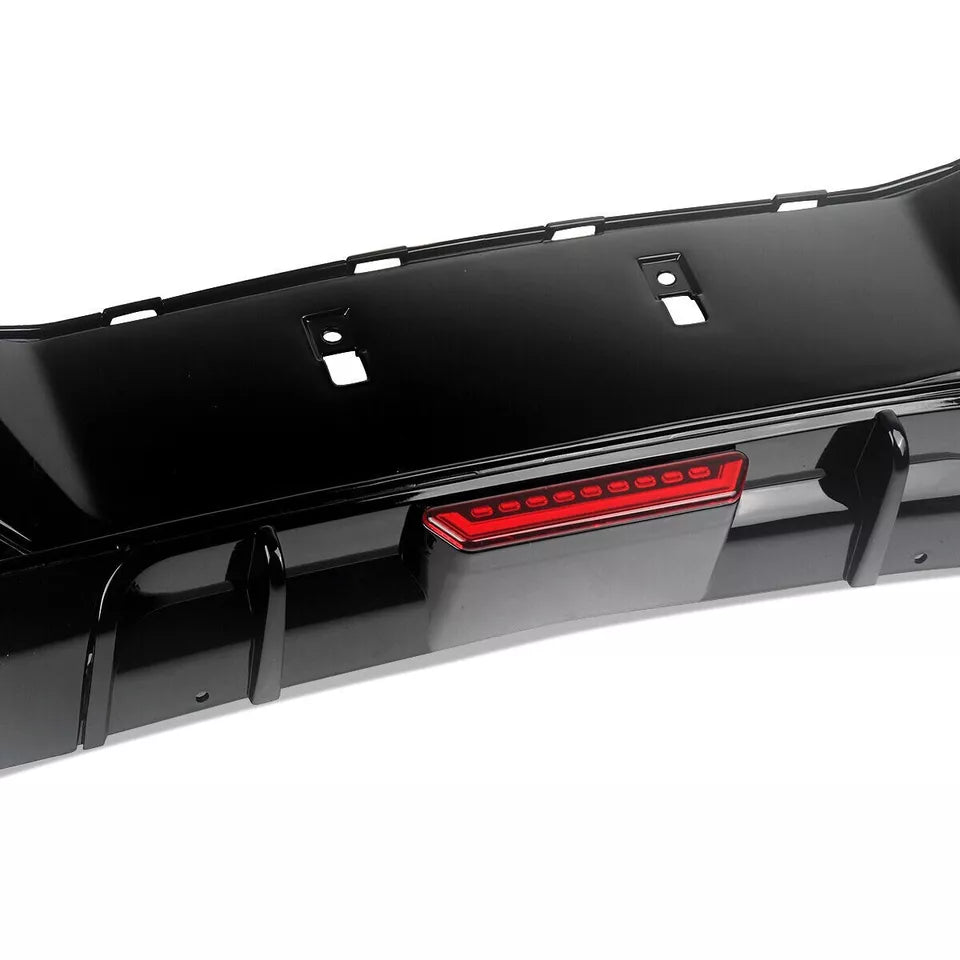 BMW 1 Series F20 F21 Rear Diffuser Lip Valance 2011-2015 Gloss Black