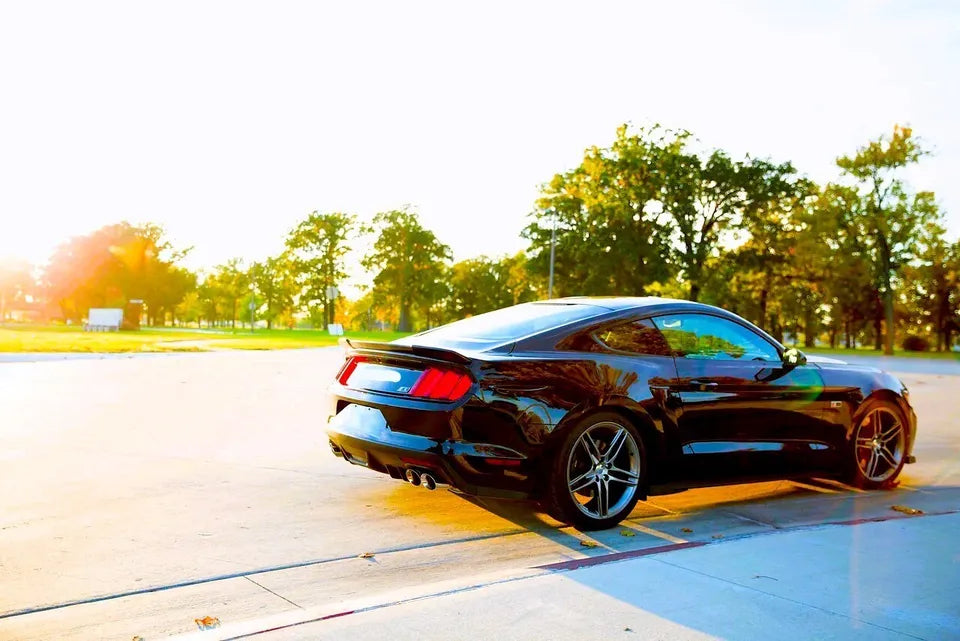 Ford Mustang Car Rear Spoiler 2015-2024 R Style Gloss Black