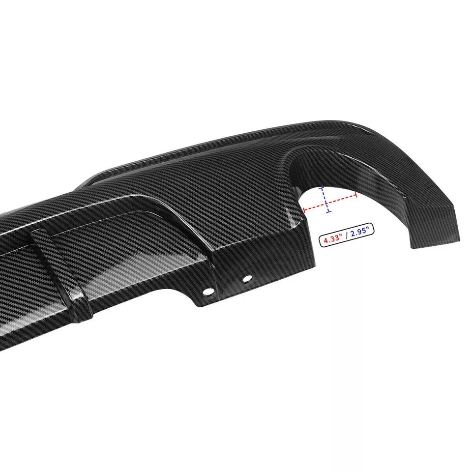 BMW 5 Series F10 F11 Rear Valance Diffuser 2010-2017 Carbon Fibre