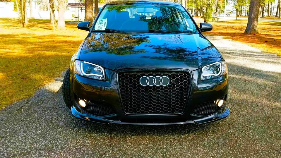 Audi A3 S3 8P Front Honeycomb Mesh Grill 2009-2013 RS3 Gloss Black