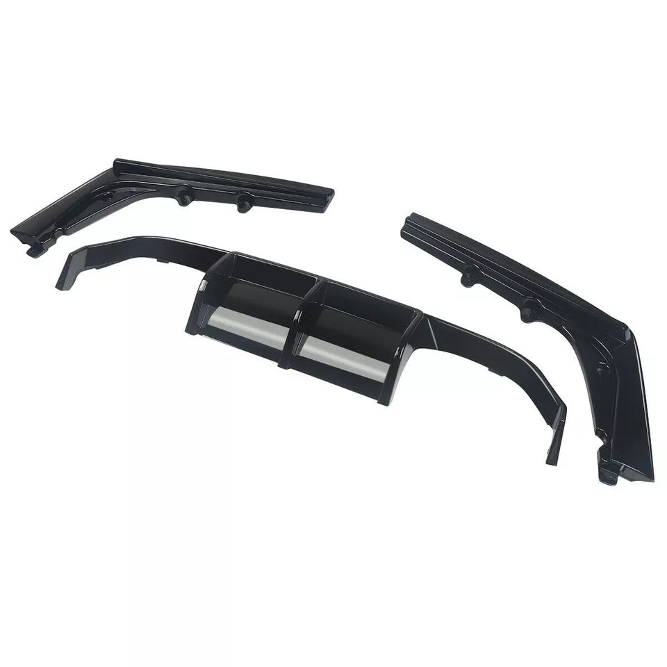 BMW M3 M4 F80 F82 F83 Rear Diffuser Lip Valance 2013-2018 Gloss Black