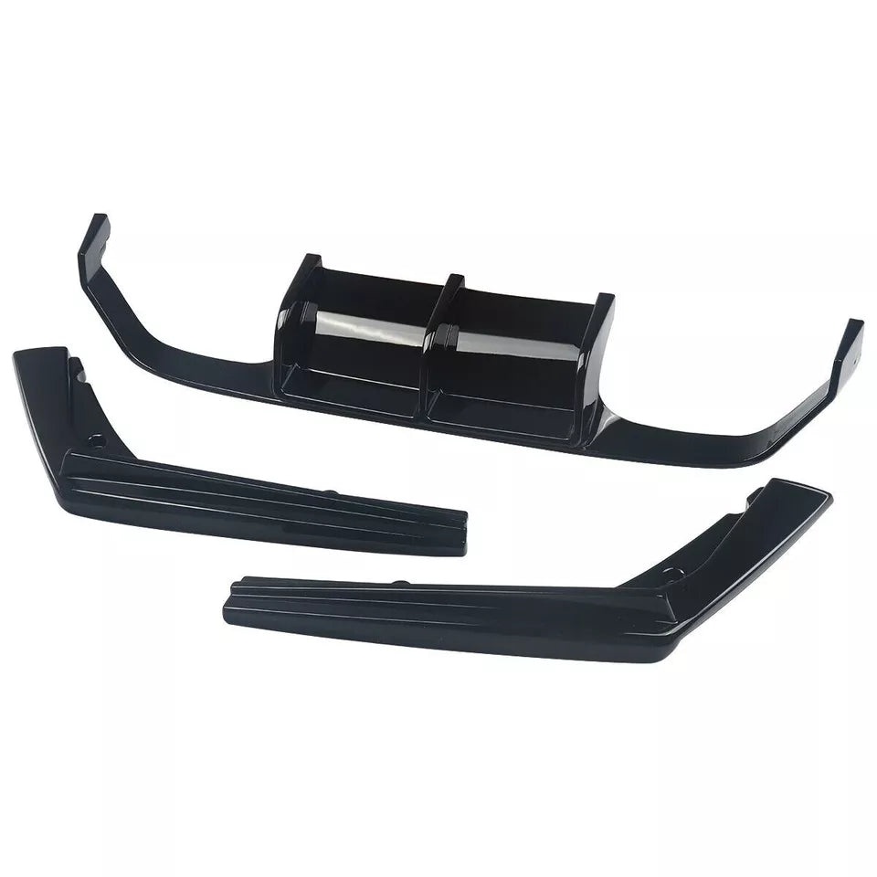 BMW M3 M4 F80 F82 F83 Rear Diffuser Lip Valance 2013-2018 Gloss Black