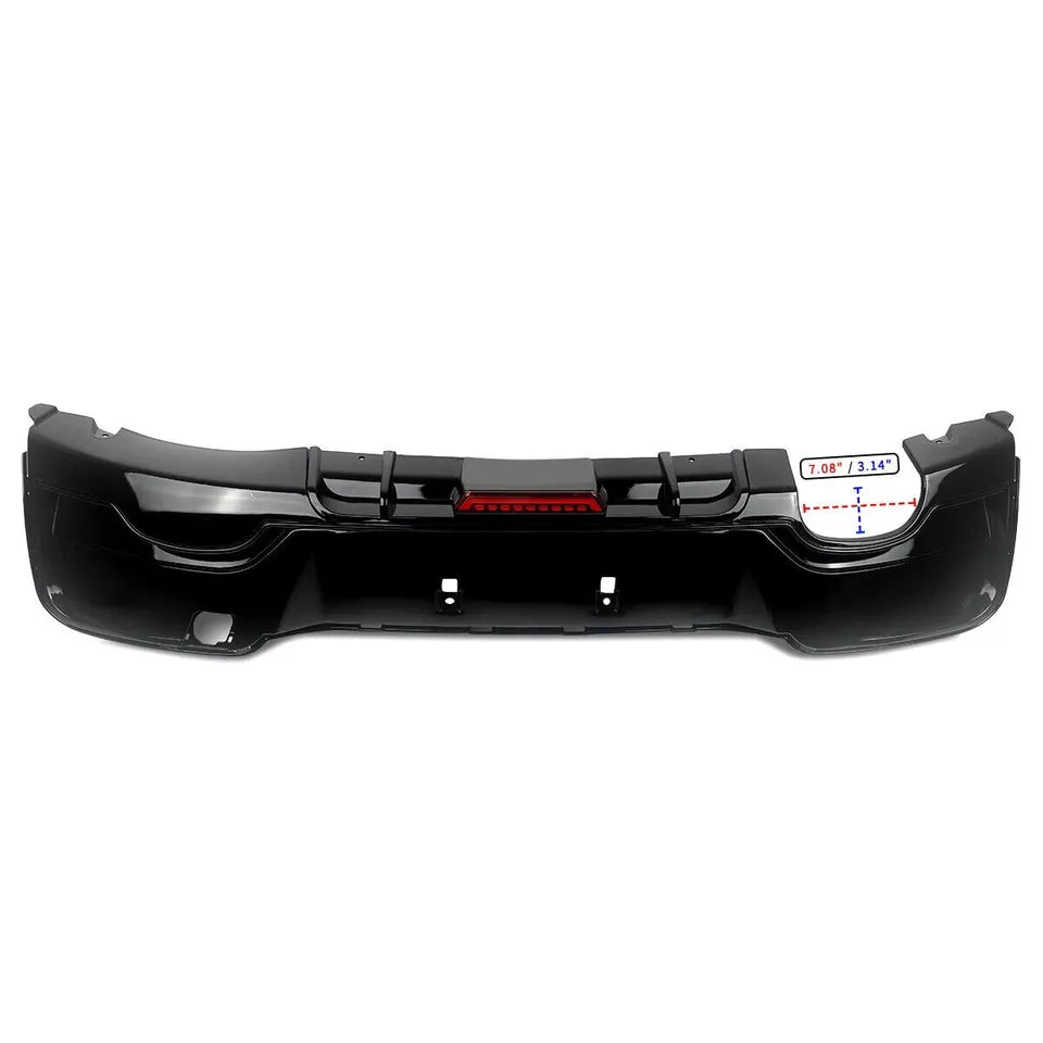 BMW 1 Series F20 F21 PRE-LCI Rear Diffuser Lip Valance Gloss Black