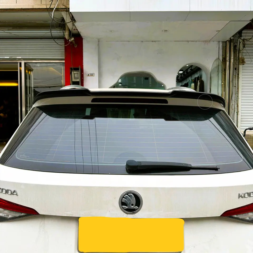 Skoda Kodiaq Car Rear Roof Spoiler 2017-2021 Gloss Black