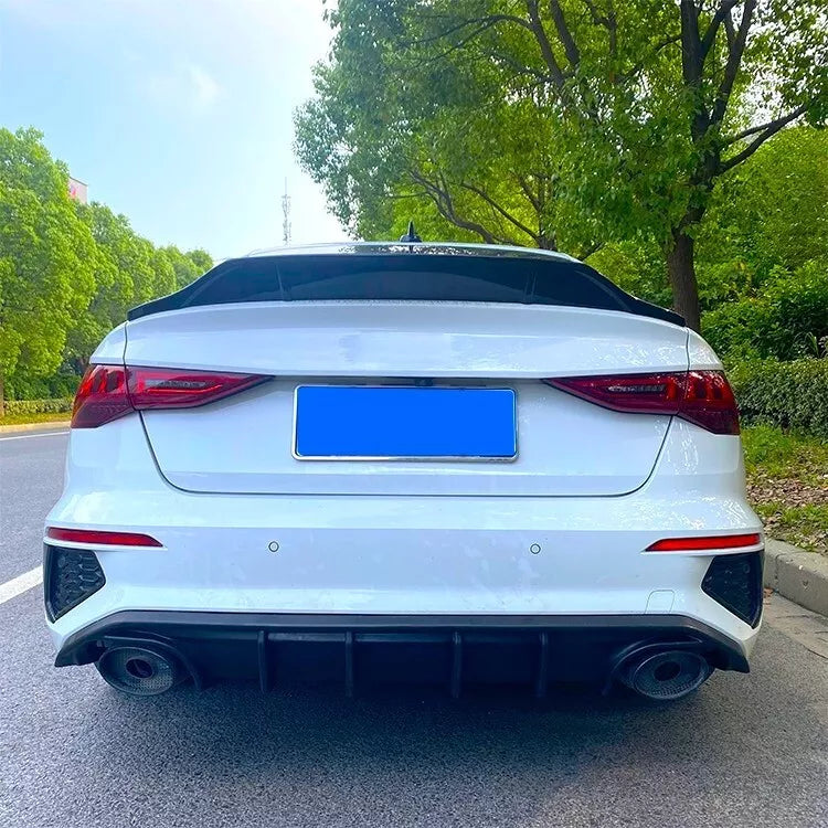 Audi A3 S3 RS3 8Y Saloon Car Rear Spoiler 2020-2024 Carbon Fibre