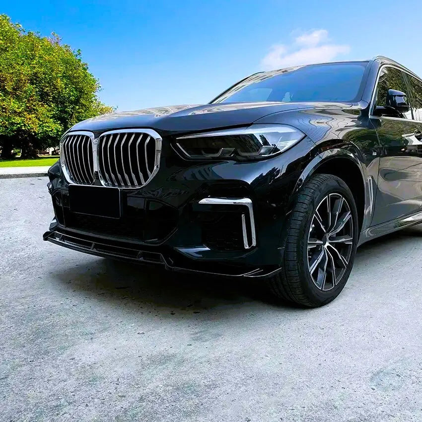 BMW X5 G05 PRE-LCI Gloss Front Splitter 2018-2022 Gloss Black