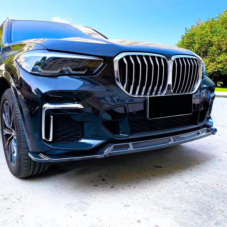 BMW X5 G05 PRE-LCI Gloss Front Splitter 2018-2022 Gloss Black