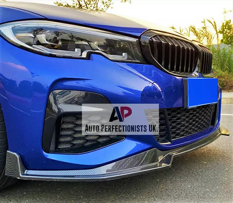 BMW 3 Series G20 G21 Front Splitter 2018-2024 Kit Carbon Fibre