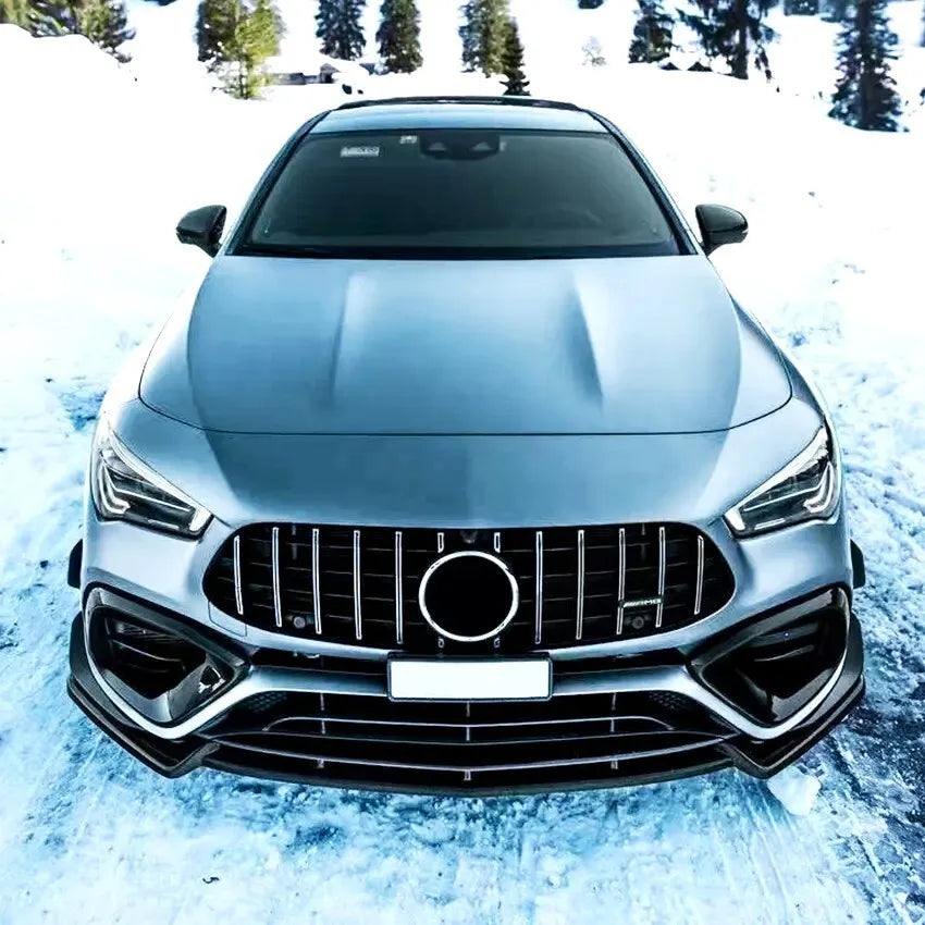 Mercedes CLA45S AMG W118 C118 Front Splitter 2019-2024 Gloss Black