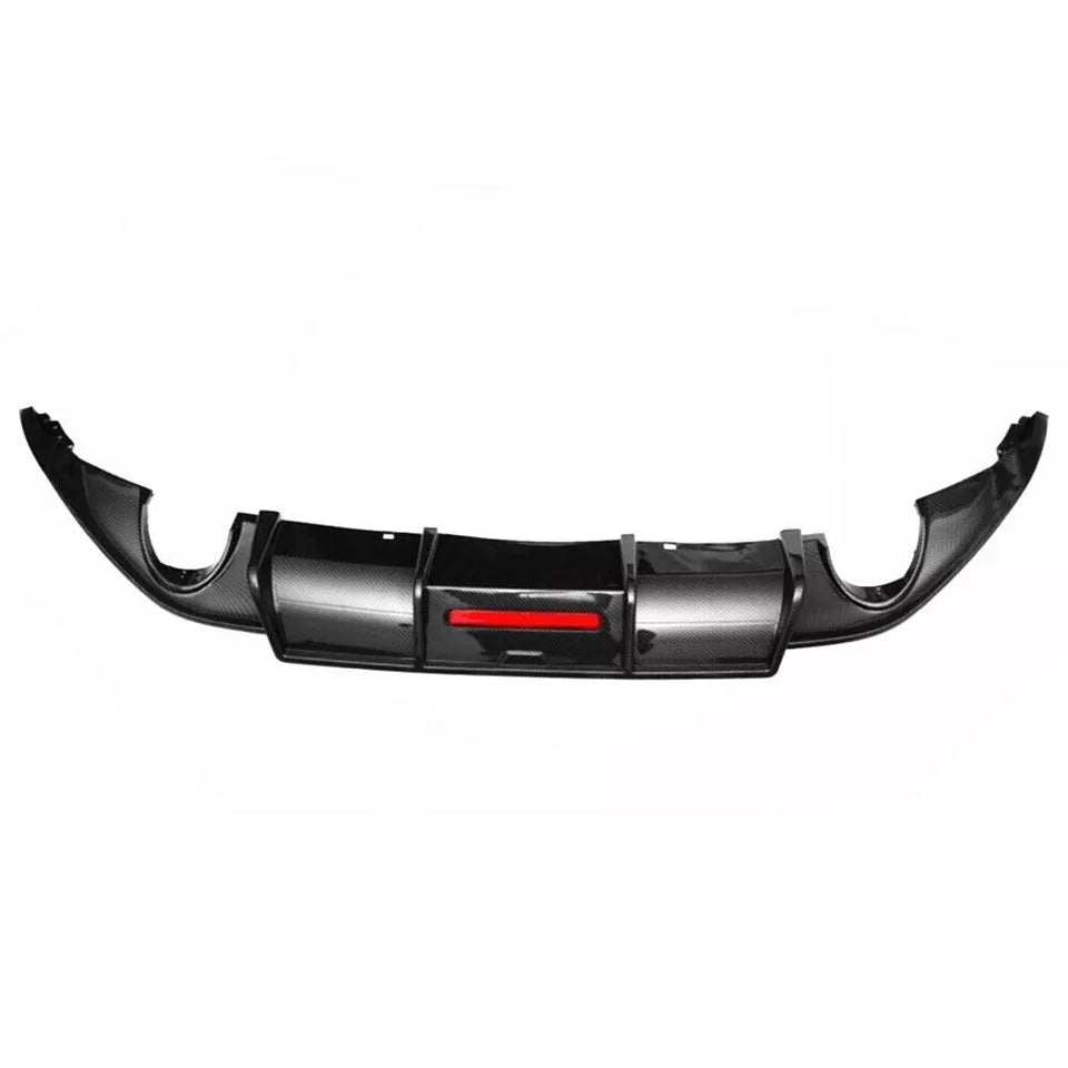 VW Golf MK7.5 Car Rear Spoiler 2016-2020 With LED Carbon Fibre