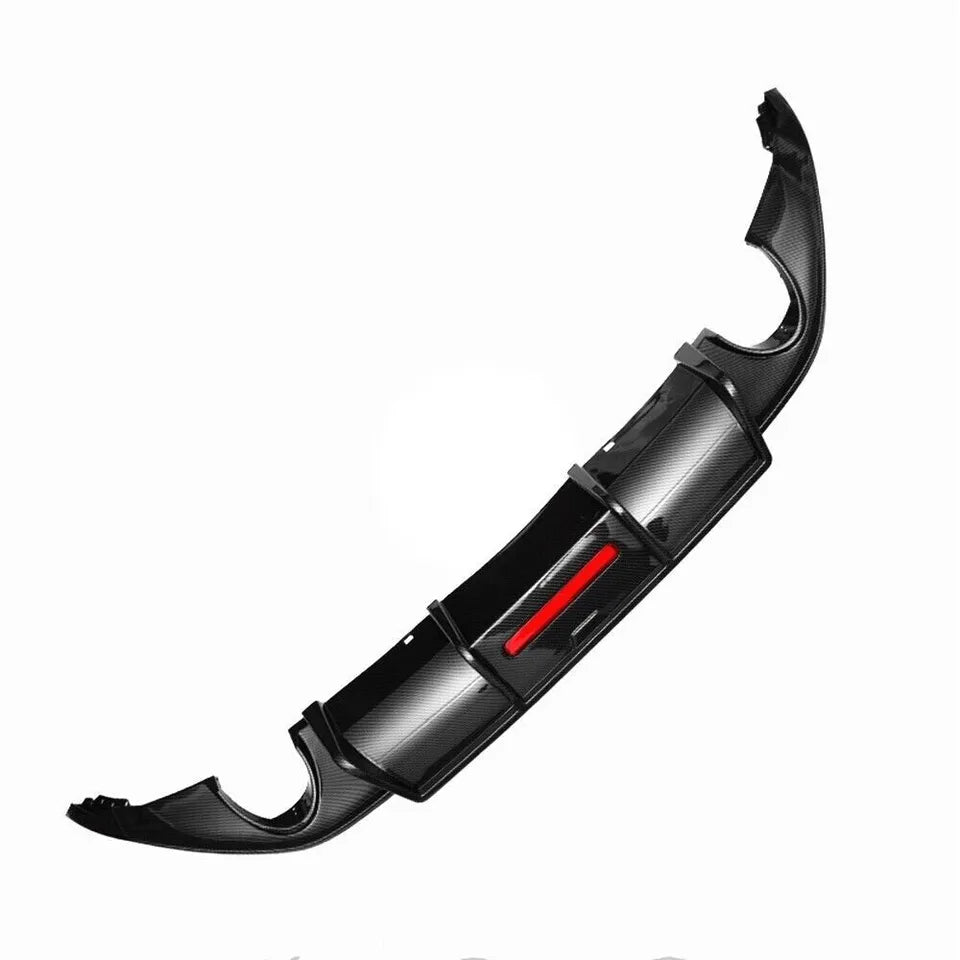 VW Golf MK7.5 Car Rear Spoiler 2016-2020 With LED Carbon Fibre
