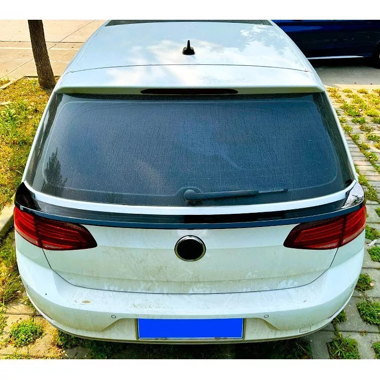 VW Golf MK7 GTD GTI Car Rear Mid Spoiler 2013-2020 Gloss Black