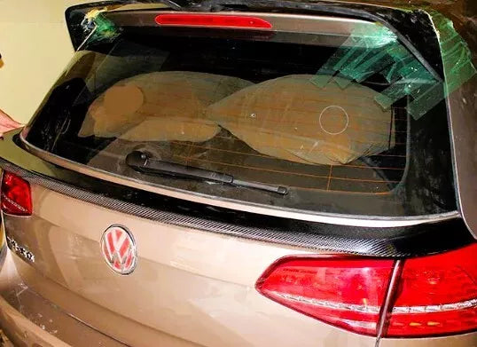 VW Golf MK7 GTD GTI Car Rear Mid Spoiler 2013-2020 Gloss Black