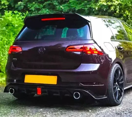 VW Golf MK7.5 GTI GTD Car Rear Spoiler 2016-2020 TCR Style Gloss Black