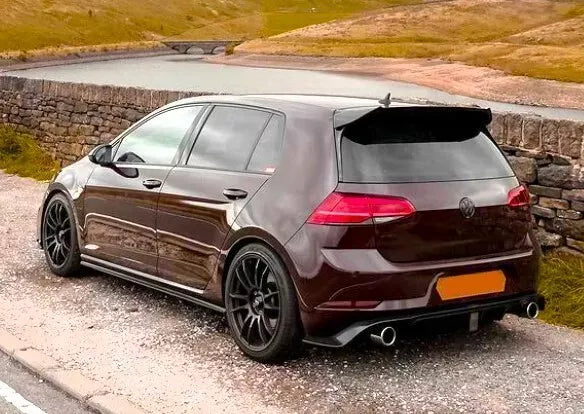 VW Golf MK7.5 GTI GTD Car Rear Spoiler 2016-2020 TCR Style Gloss Black